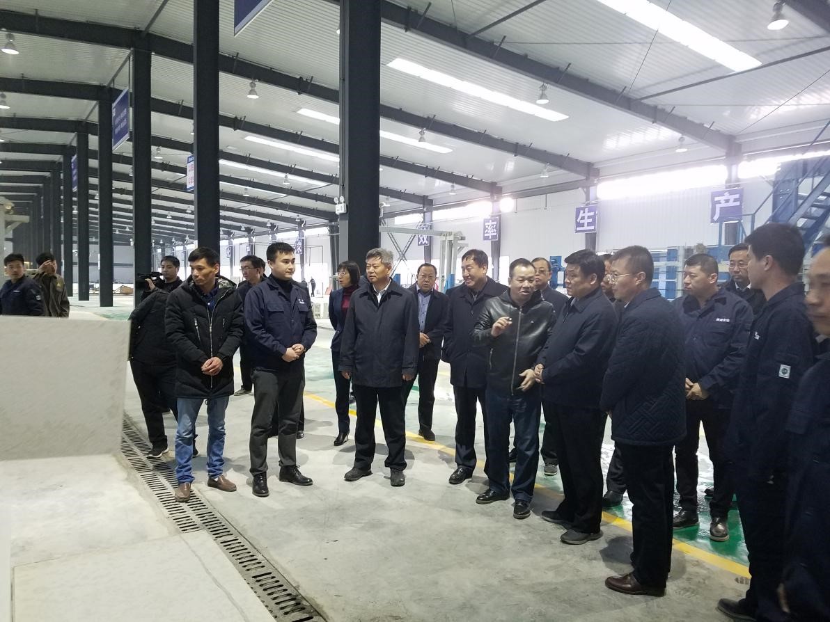 陜西省委常委、延安市委書記徐新榮率團調(diào)研陜建（延安）新型材料工業(yè)園